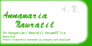 annamaria nawratil business card